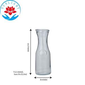 ขวดเครื่อง<span class=keywords><strong>ดื่ม</strong></span>ความจุขนาดใหญ่2ชิ้นขวดปากขวดก<span class=keywords><strong>ว</strong></span>้างปิดสนิทเหยือกแก้วใส่น้ำเย็นเหยือกแก้วขวดน้ำผลไม้ - Product Image 6