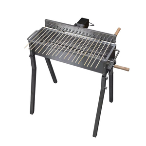 <span class=keywords><strong>Parrilla</strong></span> de Carbón Giratoria Automática de Acero Inoxidable con Capacidad para 20 Brochetas para Satay - Product Image 2