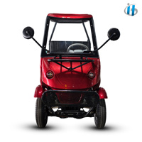 Voiturette de golf électrique Halladay 1500W, 4 places, idéale pour les trajets urbains, les sorties en famille et la livraison de marchandises légères, quadricycle