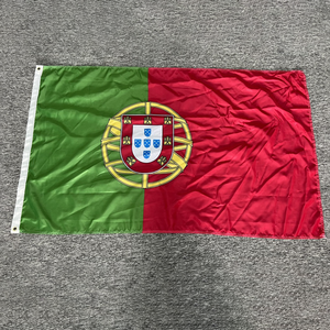Bandera portuguesa <span class=keywords><strong>de</strong></span> <span class=keywords><strong>Portugal</strong></span> 3x5 Banderas nacionales resistentes para exteriores <span class=keywords><strong>de</strong></span> doble cara Material <span class=keywords><strong>de</strong></span> poliéster <span class=keywords><strong>de</strong></span> 3 capas con 2 ojales <span class=keywords><strong>de</strong></span> metal - Product Image 2