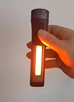 Lampe de travail industrielle LED COB rotative, étanche, rechargeable par USB, lampe torche magnétique pour la réparation automobile, atelier