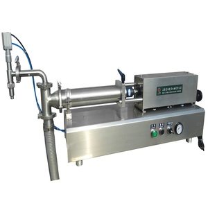 Machine de remplissage de liquides pneumatique semi-automatique à piston de petite taille <span class=keywords><strong>pour</strong></span> le lait, l'eau, le <span class=keywords><strong>vinaigre</strong></span>, la sauce soja, le tabac - Product Image 1