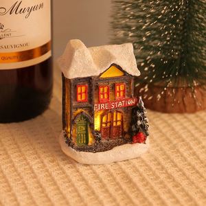Nuevas Decoraciones Navideñas Ecológicas de Tendencia 2026: Adornos de Resina Luminosos y Coloridos para el Hogar y Escritorio, Ideales para Regalo - Product Image 3