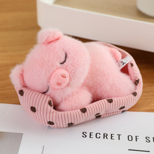 Boneka Hewan Lucu Super Lembut 14cm, Ukuran Tangan, Babi Anjing Kucing Rubah Beruang Kelinci, Boneka Tidur untuk Anak-Anak - Product Image 2