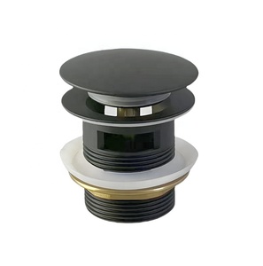 Vasca da bagno rifiuti Click Clack scarico lavabo G1 1/2 in ottone bagno Pop-Up rifiuti con Overflow - Product Image 1