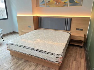 ชุดเฟอร์นิเจอร์ไม้แข็งแบบปรับแต่งได้ทันสมัยสำหรับห้องนอนอพาร์ทเมนต์และโรงแรมและห้องนั่งเล่น - Product Image 3