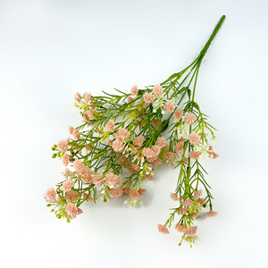 Bouquet de fleurs artificielles de gypsophile simulé 100cm-200cm violet, accessoires de photographie de mariage, décoration intérieure - Product Image 3