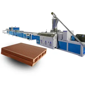 PVC WPC Wood plastic Profile machine Production line for park floor/wpc Wall cladding Cover /Garden floor