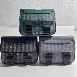 Borsa a Tracolla da Uomo in Ecopelle PU Stampa Coccodrillo, Borsa a Spalla Casual Monospalla <span class=keywords><strong>Messenger</strong></span> con Logo Personalizzato, Stile alla Moda per Estate e Primavera - Product Image 4