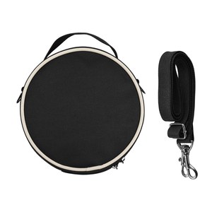 Étui souple pour kalimba portable, en tissu imperméable, forme circulaire, sac de rangement multifonctionnel rond avec sangle réglable - Product Image 1