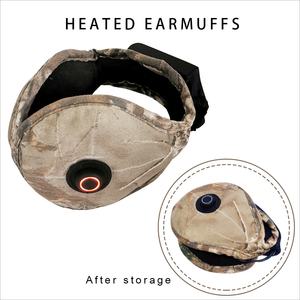 超快適な充電式ポリエステル耳マフスタイリッシュなユニセックスデザイン屋外ハンティング & 釣り用加熱折りたたみ式イヤーマフ - Product Image 5