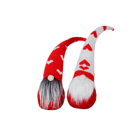 Peluche Rudolph Saint-Valentin en promotion, peluche Rudolph personnalisée douce, adorable décoration de table de Noël, peluche gnome Rudolph