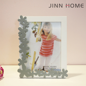 Decorazione a farfalla rosa 5x7 <span class=keywords><strong>cornice</strong></span> in legno con cavalletto e gancio per tavolo e parete regalo per bambina - Product Image 2