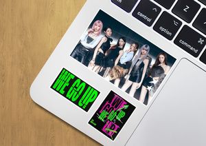 100 pièces <span class=keywords><strong>KPOP</strong></span> autocollant WE GO UP AHYEON RUKA ASA RORA PHARITA RAMI CHIQUITA autocollant en <span class=keywords><strong>vinyle</strong></span> étanche <span class=keywords><strong>KPOP</strong></span> autocollants décoratifs - Product Image 4