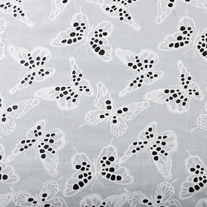 OEM riciclare il 100% di <span class=keywords><strong>cotone</strong></span> per il vestito con il tessuto dell'occhiello dell'<span class=keywords><strong>organza</strong></span> del tessuto di nuotata del fiore per l'uniforme - Product Image 6