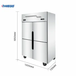 商用酒店厨房制冷设备不锈钢2 4 6门立式冷水机冰箱冰柜冰箱