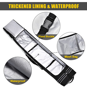 Échantillon gratuit Accessoires de sport Sacs de planche de surf en néoprène personnalisés avec sac pour téléphone Sublimation Porte-planche de surf Sac de voyage pour planche de surf - Product Image 4