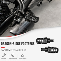 Repose-pieds larges antidérapants CNC pour CFMOTO 450CLC DRAGON-RIDGE