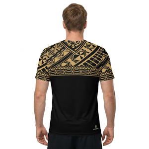 Maßgefertigtes Übergrößen-Herren-T-Shirt mit Chuuk-Flaggen-Druck, Rundhalsausschnitt, Kurzarm, Gestricktes Tee, Lässige Streetwear - Product Image 2