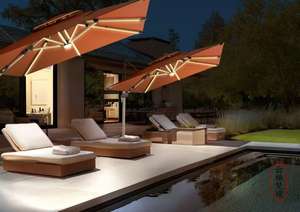 Haute qualité moderne extérieur rotin parapluie plage balcon piscine cour <span class=keywords><strong>Parasol</strong></span> populaire pour House Resort - Product Image 6