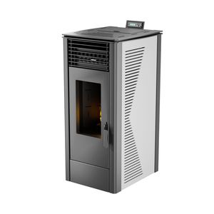 Stufa a <span class=keywords><strong>Pellet</strong></span> di Legno PANSEE PK-100 Moderna con Telecomando, Design Indipendente - Product Image 2