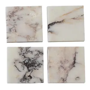 4"x4"x3/4" Orient Calcatta Viola Marble Tile 100x100x10mm Square Size