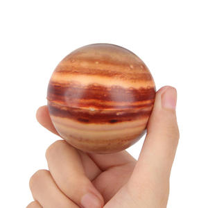 Jincan Eight Planets - Pelota de Esponja Sólida de 6 cm con Estampado de Colores, Juguete Educativo Temprano de PU de Rebote Lento para Niños y Niñas - Product Image 5