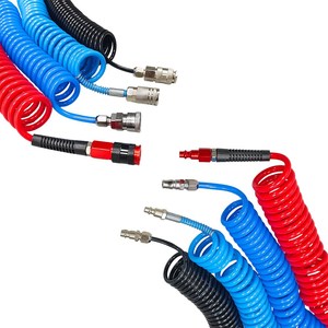 Mangueras Espirales de PU con Conexión Rápida y Accesorios Europeos de Hierro - Product Image 1