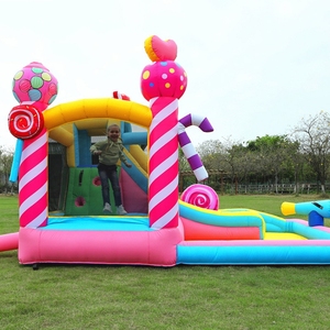 Lit de saut <span class=keywords><strong>gonflable</strong></span> pour enfants, trampoline de maternelle, château à glissière pour la maison, jouets de château malicieux intérieurs et extérieurs - Product Image 3