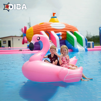 Toboggan aquatique gonflable en métal de haute qualité pour adultes, équipement de parc aquatique commercial pour les organisateurs d'événements professionnels