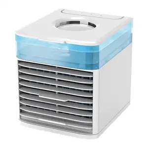 Mini elektrikli taşınabilir soğutma fanı kanatçığı elektrikli kişisel HAVA SOĞUTUCU kremi taşınabilir ev klima