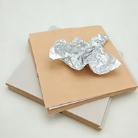 Vente en gros de feuilles d’argent italiennes, 14x14 cm,  faciles à appliquer pour l’art résine et la peinture murale