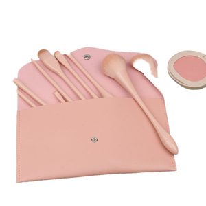Belt Portable <b>Large</b> Open <b>Makeup</b> Brush <b>Bag</b> for Eco-Friendly Women's Waterproof Travel Pu Custom Promotional Cosmetic <b>Bag</b> - Product Image 1