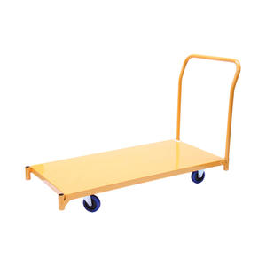 गोदाम पोर्टेबल परिवहन इस्पात भारी शुल्क धातु <span class=keywords><strong>500kg</strong></span> मंच ट्राली - Product Image 5