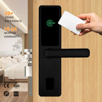 Cerradura Electrónica Antirrobo para Puerta de Hotel con Tarjeta Inteligente RFID y Sistema de Control de Acceso con Llave y Software para la Seguridad de Habitaciones de Hotel