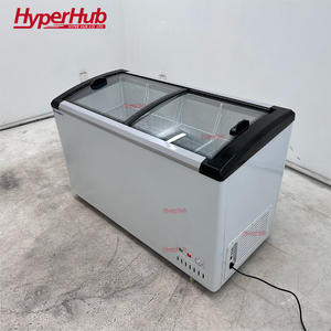 Refrigerador Expositor de Helados con Congelador de Una Sola Temperatura, Enfriamiento por Aire y Directo, Termostato Ajustable - Product Image 1