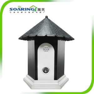 Vogelhuisvorm Binnen/Buiten Veilig Hondentraining-Schors Anti-Bast Apparaat Ultrasoon Hondenbast Controller - Product Image 5