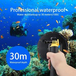 Boîtier étanche d'objectif de caméra de port de dôme de plongée sous-marine pour <span class=keywords><strong>Gopro</strong></span> <span class=keywords><strong>Hero</strong></span> 9 - Product Image 2