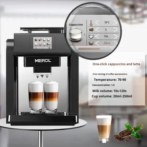 เครื่องชงกาแฟอัตโนมัติสไตล์อิตาลีแบบออลอินวันสำหรับใช้ในเชิงพาณิชย์และครัวเรือน ขายดี รุ่นขายดี เครื่องชงกาแฟคาปูชิโน่ เอสเพรสโซ่ - Product Image 3