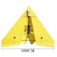 Avión de Papel para Aeromodelismo, Modelo de Competición de Cartón KT, Avión Grande de 1 Metro, Ala Delta, Ala Fija