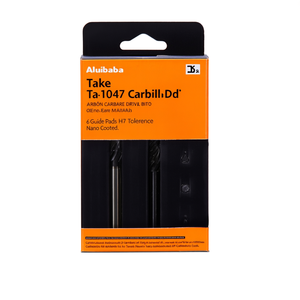 Foret en carbure Ttake Ta1047, 6 plaquettes de guidage, tolérance H7, revêtement nano - Product Image 2