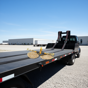 สายรัดสินค้า D0100HAD1RU ขนาด 3/8-1/2 นิ้ว รับน้ำหนัก 12000 ปอนด์ สายเหล็ก ตะขอรูปตัว J สำหรับรถบรรทุกพื้นเรียบและรถพ่วง - Product Image 2