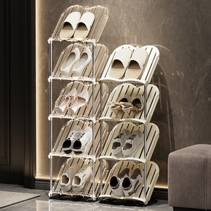 다층 디스플레이 플라스틱 투명 신발 랙 신발 선반 - Product Image 1