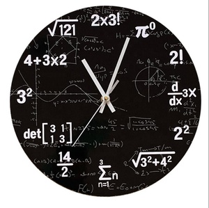 Reloj de Pared Creativo para Sala de Estar, Relojes Modernos con Fórmulas Matemáticas, Decoración para el Hogar con <span class=keywords><strong>Ecuaciones</strong></span> Matemáticas Simples para Cuarto de Estudio - Product Image 5