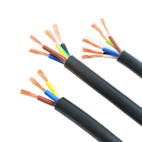 Harga Pabrik Kabel Listrik Fleksibel Tembaga Berlapis PVC RVV 300/500V untuk Bangunan, Industri, dan Rumah Tangga Ukuran 5x2.5mm 2x1.5mm