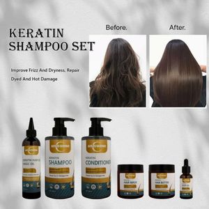 Ensemble Shampooing et Après-Shampooing Bio Anti-Pelliculaire à l'Huile d'Arbre à Thé et Kératine pour <span class=keywords><strong>Cheveux</strong></span> Nourris, Doux et Non <span class=keywords><strong>Gras</strong></span> – Cosmétiques de Beauté - Product Image 4