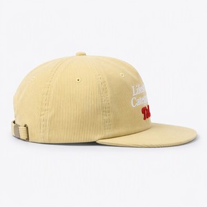 Gorra Trucker de 5 Paneles de Pana con Logotipo Personalizado Bordado Plano, Malla Trasera Vintage, Ajustable con Cierre a Presión, Venta al por Mayor, Fabricante - Product Image 3