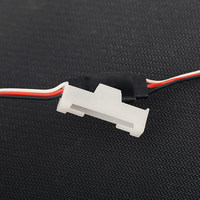 Clip de Verrouillage Transparent Réutilisable pour Câble d'Extension Servo, Boucle Anti-Chute pour Connecteur JR Dupont 3P, Pièces pour Drones RC et Ailes Fixes