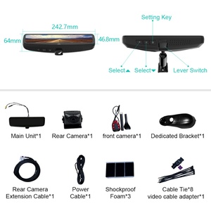 9.2" Streaming Mirror Dash Cam with 6G IR <b>Night</b> <b>Vision</b>, 1080P Digital Rearview Mirror, OV Lens 60fps Low Latency for Honda Byd - Product Image 3