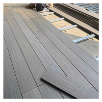 Planches de terrasse en composite WPC modernes personnalisables, allées extérieures, terrasses de jardin, finition grain de bois brossé, emboîtables, imperméables